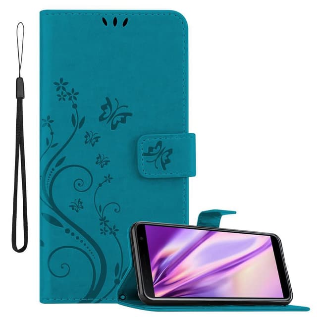 Samsung Galaxy J6 PLUS Pungetui Cover Case (Blå)