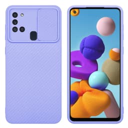 Samsung Galaxy A21s Suojakuori Suojakotelo (Violetti)