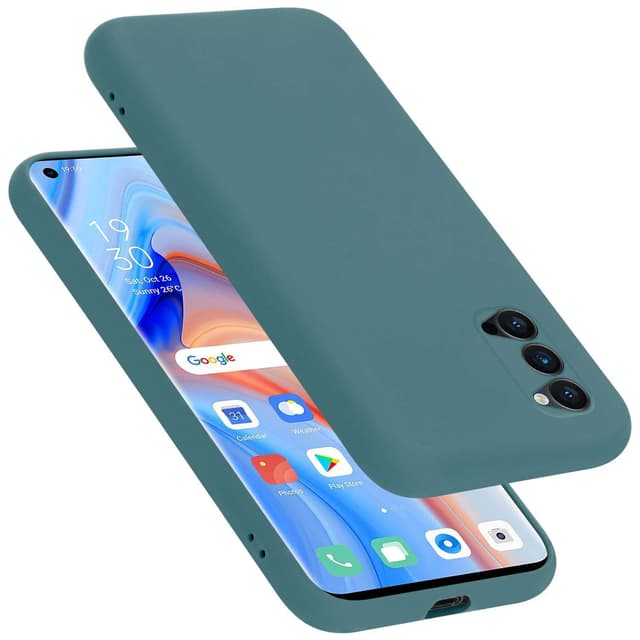 Oppo Reno4 PRO Suojakuori Kotelo Case (Green)