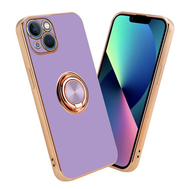 iPhone 14 silikondeksel case (lilla)