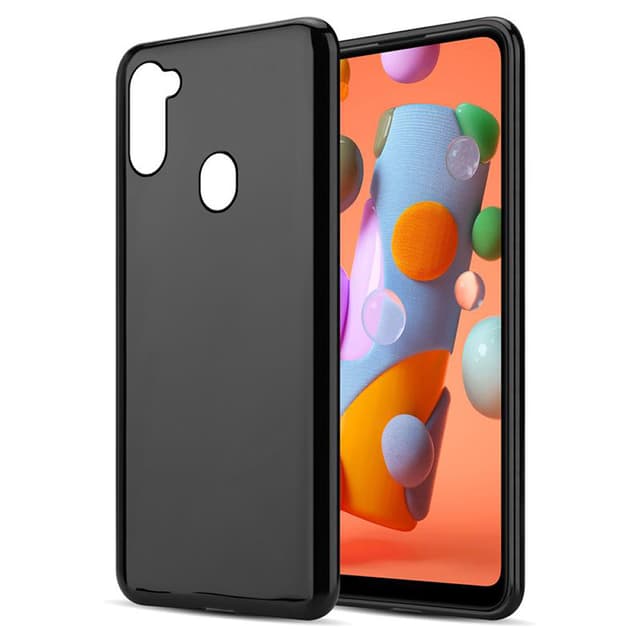 Samsung Galaxy A11 / M11 Suojakuori Kotelo (Musta)