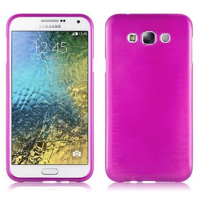 Samsung Galaxy E7 Suojakuori Kotelo (Vaaleanpunainen)