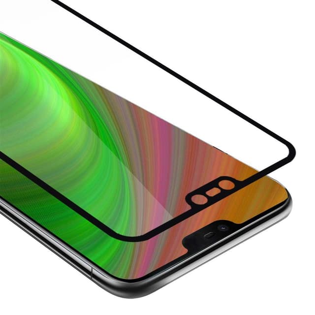 Nokia 7.1 Skjermbeskytter Skärmskydd (svart)