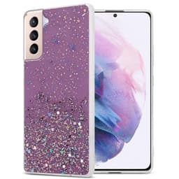 Samsung Galaxy S21 PLUS Mobilskal Glitter Skal TPU