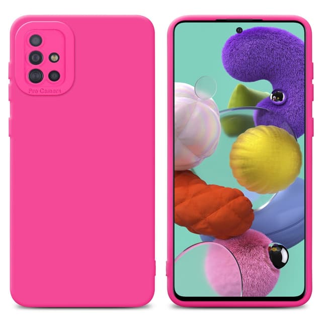 Samsung Galaxy A51 4G / M40s Cover Etui Case (Lyserød)