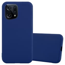 Deksel Oppo FIND X5 Silikon cover (blå)