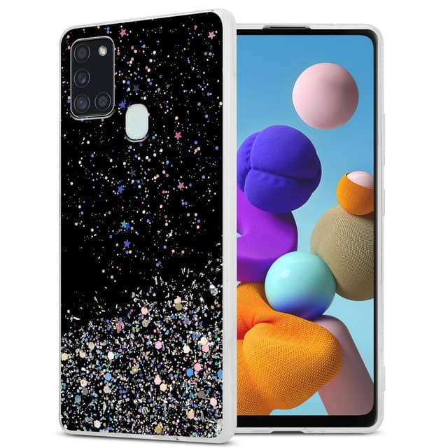 Samsung Galaxy A21s Suojakuori Kotelo (Musta)
