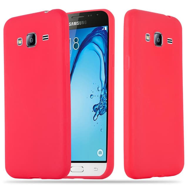 Cover Samsung Galaxy J3 2016 Etui Case (Rød)