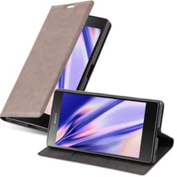 Sony Xperia Z5 Skal Fodral Case (Brun)