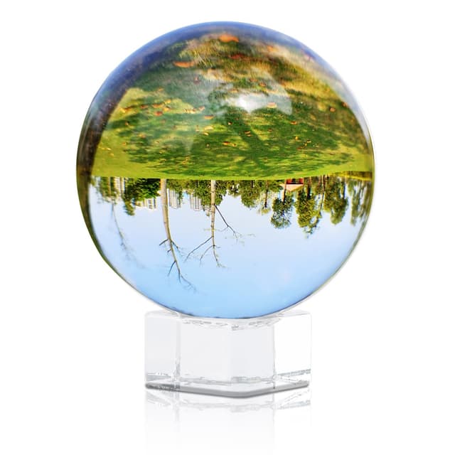 Glaskula stativ Glasboll Kristallboll Fotoboll (70 mm)