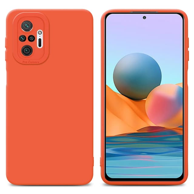 Xiaomi RedMi NOTE 10 PRO Cover Etui Case (Orange)