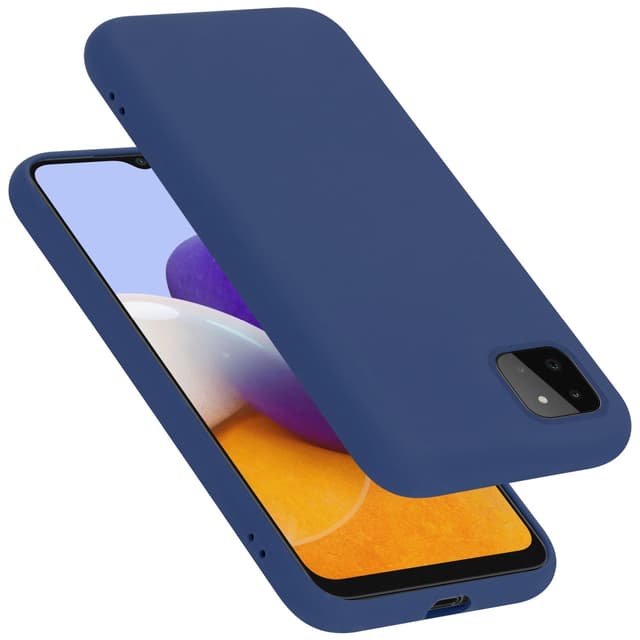 Samsung Galaxy A22 5G Skal Fodral Case (Blå)