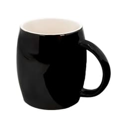 Kaffekopp Kaffekrus porselen med skje og lokk 400ml