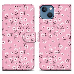 iPhone 13 Plånboksfodral Skal (Rosa)