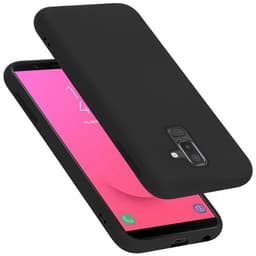 Samsung Galaxy A6 PLUS 2018 Suojakuori Kotelo (Musta)