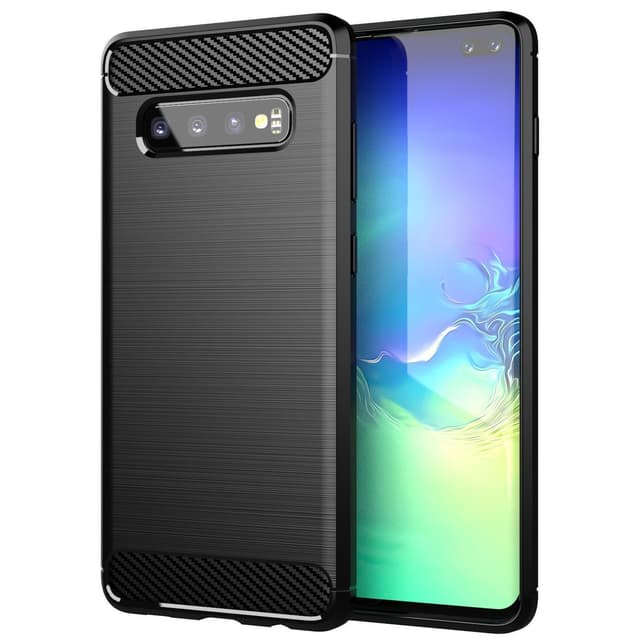 Suojakuori Samsung Galaxy S10 PLUS Kotelo (Musta)