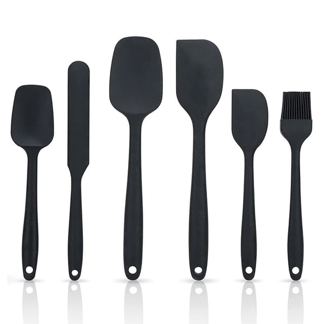 Spatelsett i 6 deler Non-stick Silikon Spatelsett