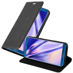 Honor 9 LITE Suojakuori Lompakkokotelo (Musta)
