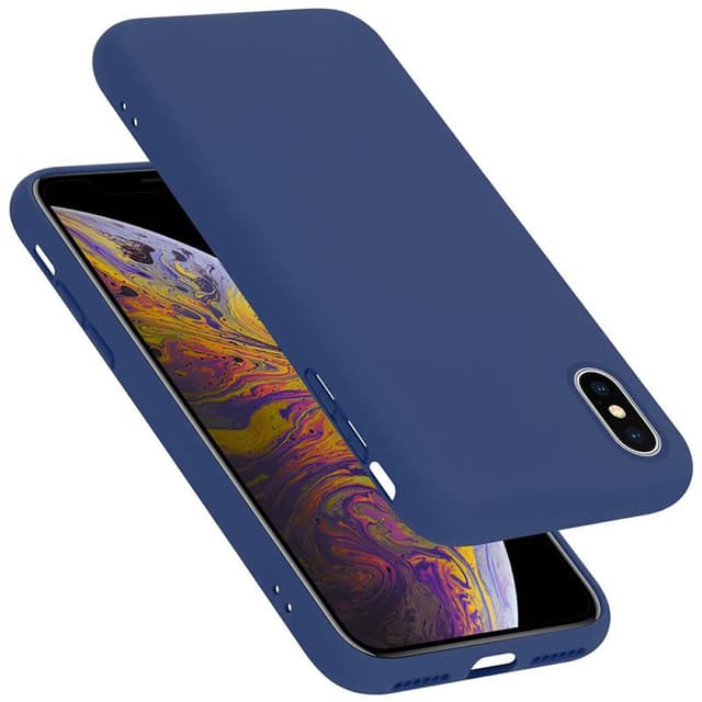 iPhone X / XS Suojakuori Kotelo Case (Sininen)