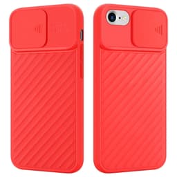 iPhone 7 / 7S / 8 / SE 2020 Skal Fodral Case (Röd)
