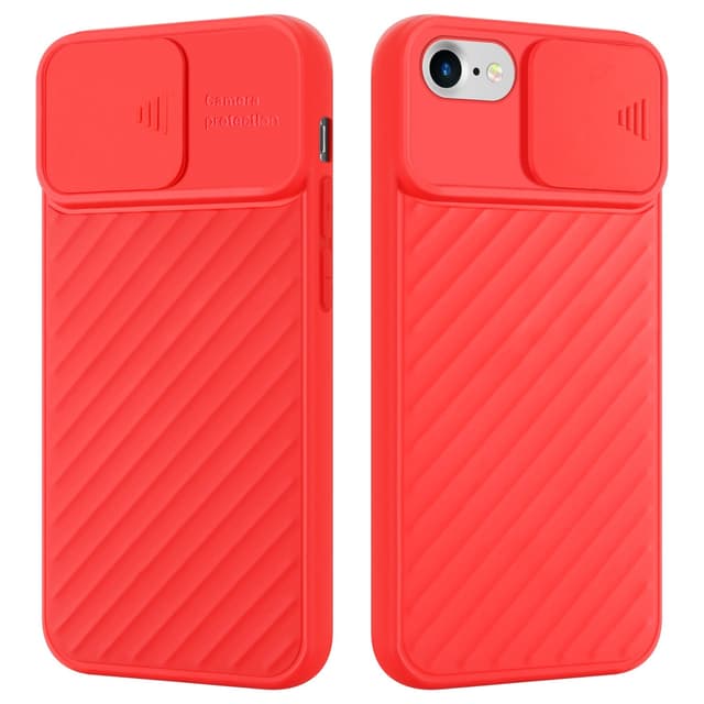 iPhone 7 / 7S / 8 / SE 2020 Skal Fodral Case (Röd)