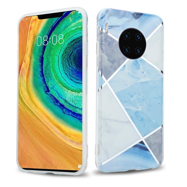 Huawei MATE 30 PRO Plånboksfodral Skal (Blå)