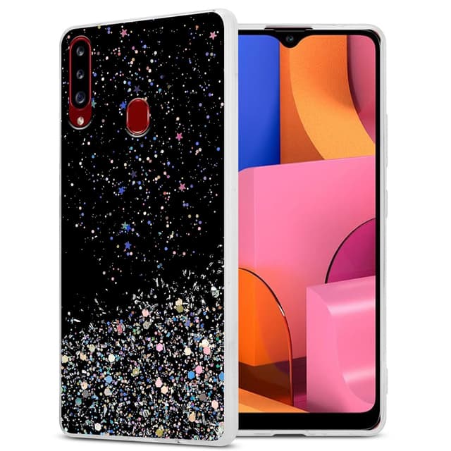 Samsung Galaxy A20s Cover Etui Case (Sort)
