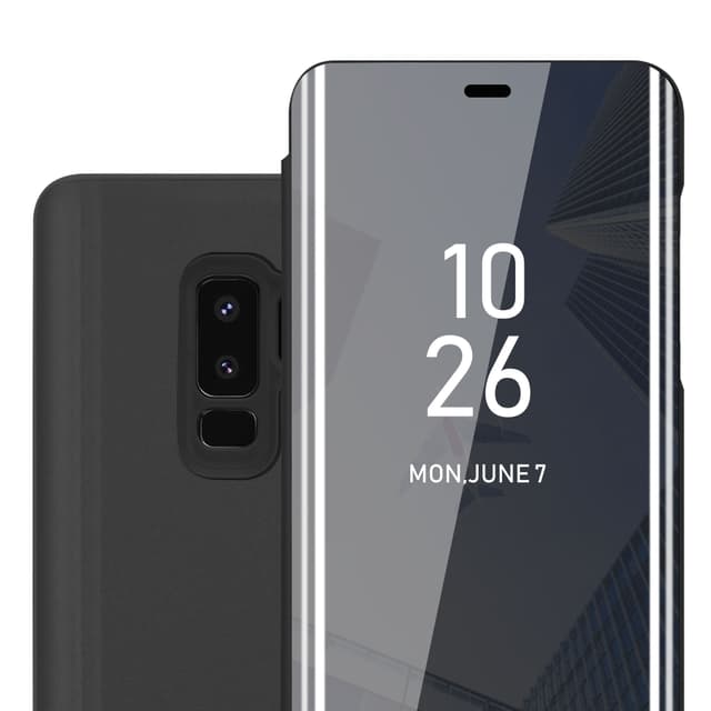 Samsung Galaxy S9 PLUS Plånboksfodral Skal (Svart)