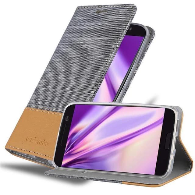 HTC ONE M10 lommebokdeksel etui (grå)