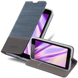 Nokia Lumia 640 Plånboksfodral Skal (Blå)