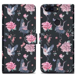 OnePlus 5T Plånboksfodral Skal (Svart)