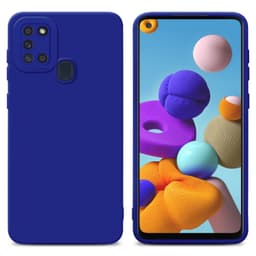 Samsung Galaxy A21s Deksel cover case (blå)