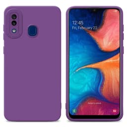 Samsung Galaxy A20 / A30 / M10s Cover Etui Case (Lilla)