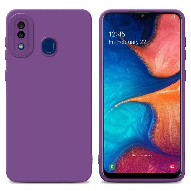 Samsung Galaxy A20 / A30 / M10s Deksel case (lilla)