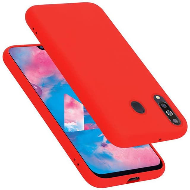 Samsung Galaxy M30 / A40s Skal Fodral Case (Röd)