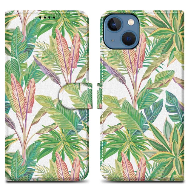 iPhone 14 lommebokdeksel etui (grønn)