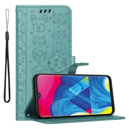 Samsung Galaxy A10 / M10 Plånboksfodral Skal (Grön)