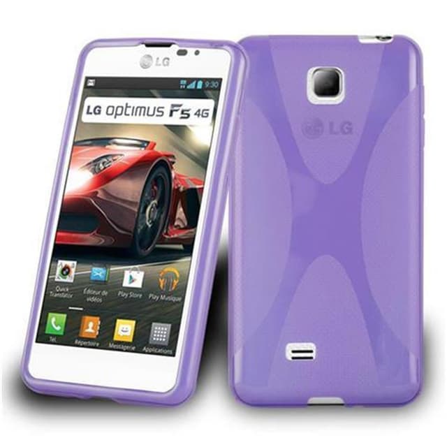 LG OPTIMUS F5 / LUCID 2 Deksel Case Cover (lilla)