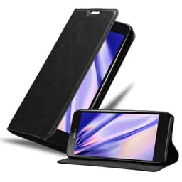 Sony Xperia Z Suojakuori Lompakkokotelo (Musta)