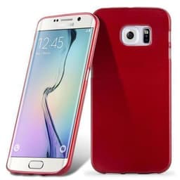 Samsung Galaxy S6 EDGE Cover Etui Case (Rød)
