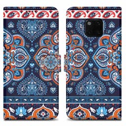 Huawei MATE 20 PRO Suojakuori Lompakkokotelo (Sininen)