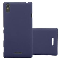 Sony Xperia T3 Suojakuori Kotelo Case (Sininen)