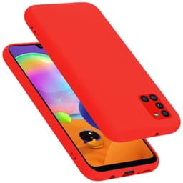 Samsung Galaxy A31 Skal Fodral Case (Röd)
