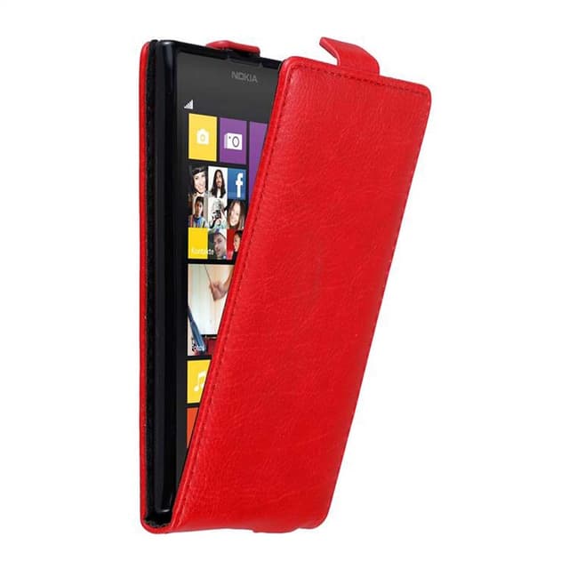 Nokia Lumia 1020 Flipfodral Skal (Röd)