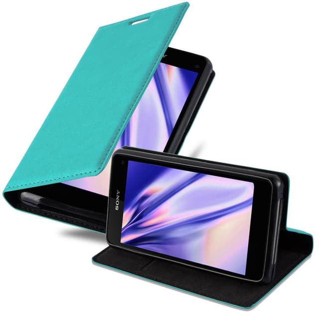 Sony Xperia Z1 COMPACT Skal Fodral Case (Turkos)