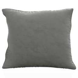 Kuddfodral 40x40 cm dekorativt i sammet (grå)