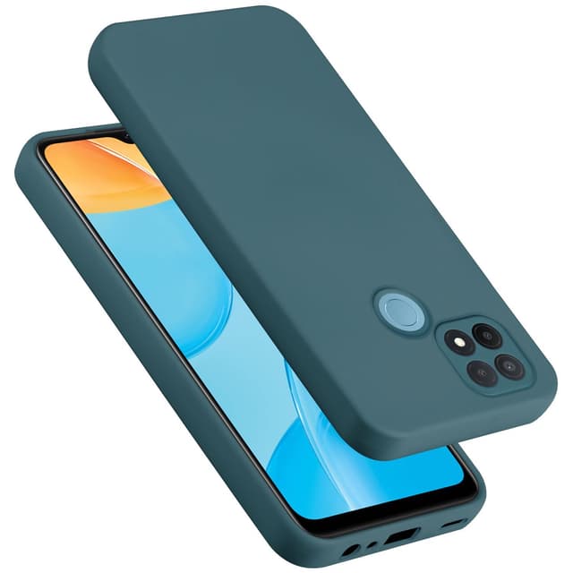 OPPO A15 / A15s silikondeksel case (grønn)