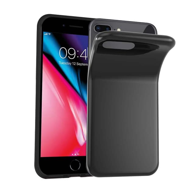 iPhone 7 PLUS / 7S PLUS / 8 PLUS Cover TPU Etui (Sort)