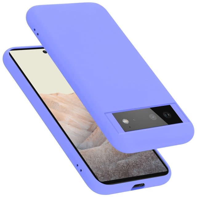 Google PIXEL 6 silikondeksel case (Lilla)