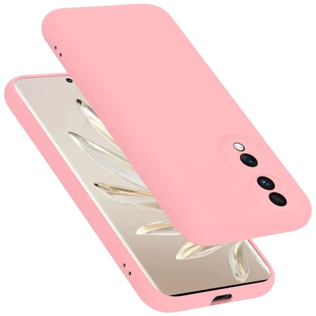 Honor 70 silikondeksel case (Rosa)